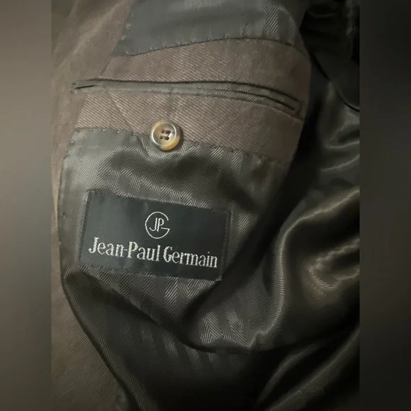 Jean Paul Germain 56R 2 Button Sport Coat Blazer Microfiber Sueded - Picture 7 of 13